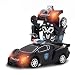 Produktbild HSKB RC Transformator Roboter Auto, Fernbedienung 2-in-1 Auto und Roboter Ferngesteuert Transformers Auto & Robot Verwandelbar/One Touch Transforming für Jungen Spielzeug Geschenk