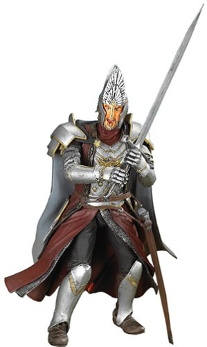 Lord of the Rings Trilogy Fellowship of the Ring Action Figure King Elendil (Sword Slashing)