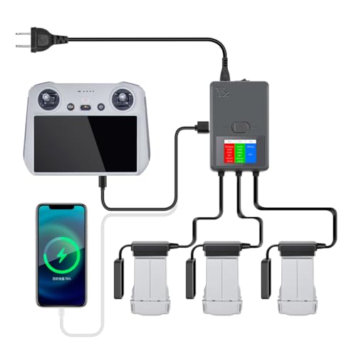 Hub de charge batterie pour DJI Mini 3 Pro chargeur multiple 3 ports