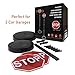 SECURITYMAN Garage Stop Sign Parking Aid | Garage Stopper for Parking (2 Pack) Easy Car Parking with Bright LED Garage Parking Sensor Indicator Marker