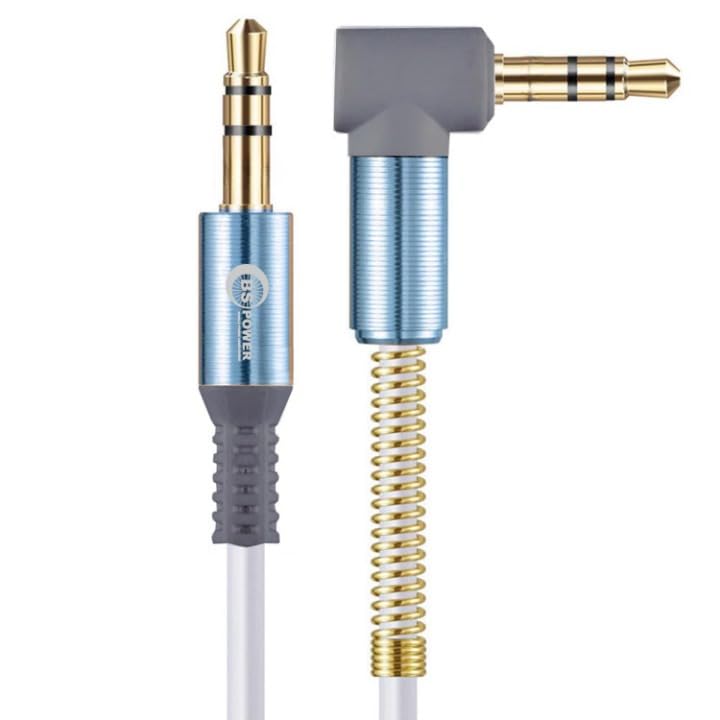 BS Power Stereo Aux Cable with 3 Poles 3.5mm jack Male to Male auxiliary cable Compatible with Car, Speakers, Headphones, laptops, music Systems Etc.(3.2 feet) (B0BGY64Z4G) Amazon Price History, Amazon Price Tracker