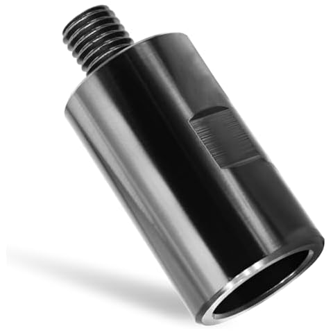 DaduoRi 1-1/4"-7 Female to 5/8"-11 Male Thread Core Drill Bit Adapter for Concrete Coring Drill, Convenient Converter, Premium 1-1/4-7 Inner Female to 5/8-11 Outter Male Thread Cover