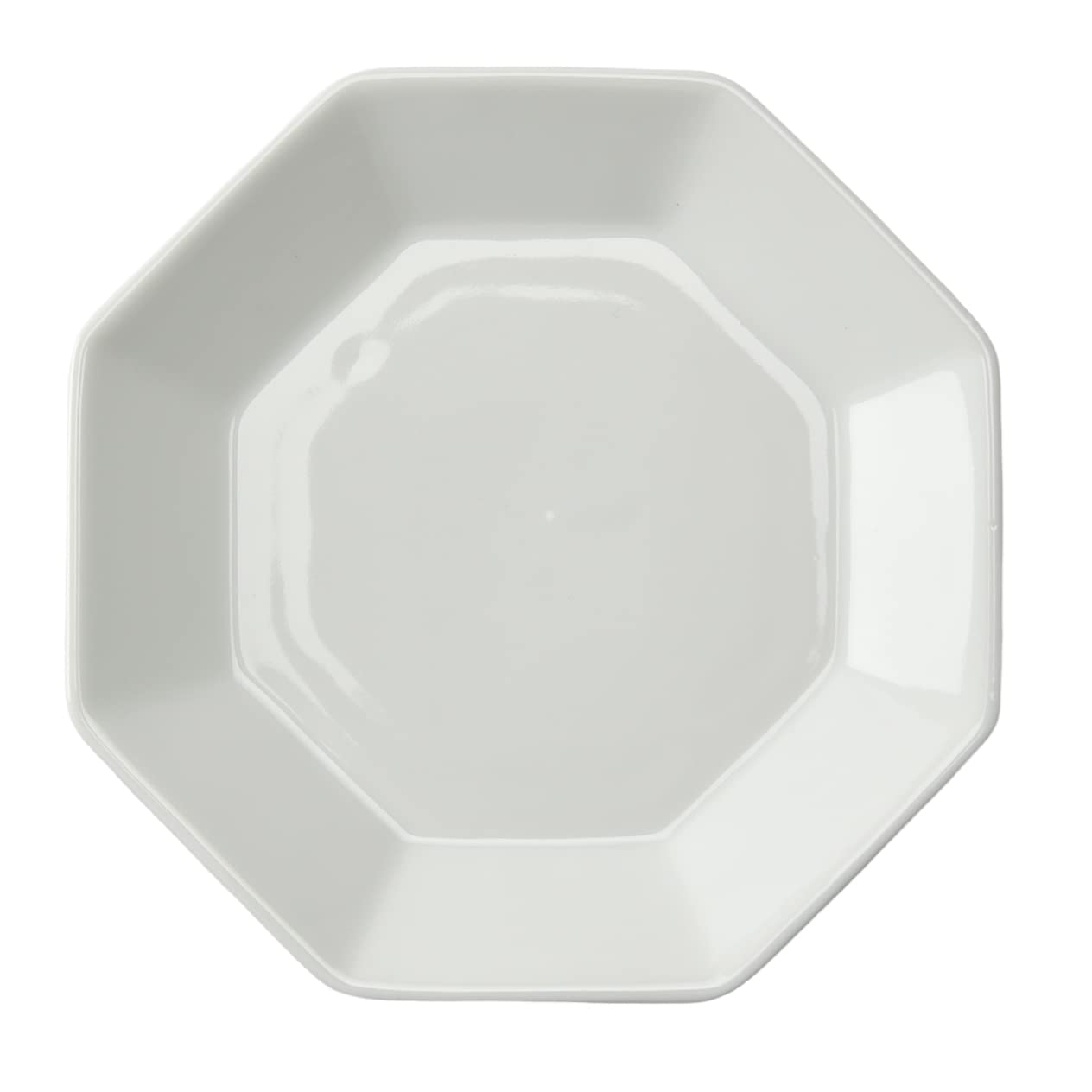 Amazon.co.jp: 白磁 5.0寸八角皿 [148×20mm] | 和食器の中皿 : ホーム