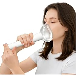 TroyStudio Breathing Trainer, Portable Athletes Respiratory Exercise Strengther Tool for Health and Capacitry, Soft Silicone Lung Resistance Mask Device for Adult, Voice Training for Singer