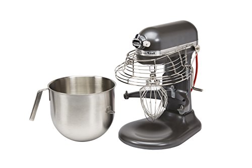 KitchenAid KSMC895DP 8-Quart Commercial Countertop Mixer with Bowl-Guard, 10-Speed, Gear-Driven, Dark Pewter - Thumbnail 2