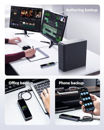 DOCKCASE Visual Smart M.2 NVMe SSD Enclosure US-10S の商品画像 6