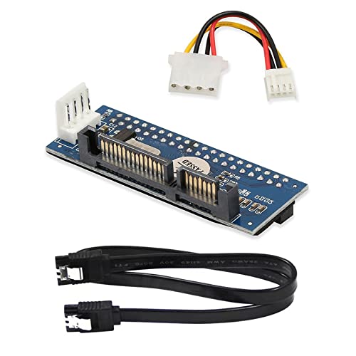 MLWSKERTY 3.5 IDE to Converter Card Adapter for IDE 40-pin Hard Drive Disk to 7+15pin Data Motherboard