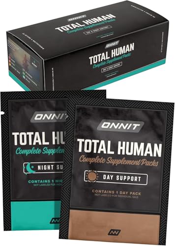 ONNIT Total Human Day and Night Vitamin Packs for Men and Women,C...