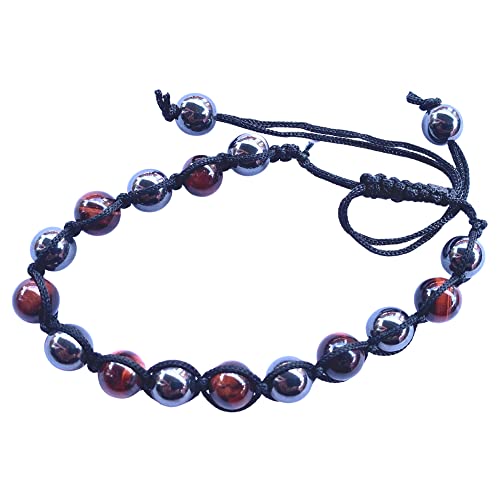 Image of Apnisanskriti Premium Lab Certified Round Crystal Gem Stone Beads Bracelet (8mm, AAA Quality, Free Size)