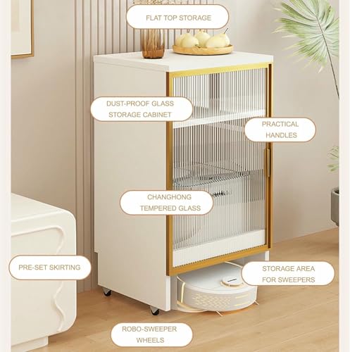Mesa auxiliar para robot aspirador ideal para el pasillo y la entrada de casa 4