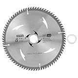 8 Inch 80 Teeth Carbide Tipped Circular Saw Blade for Wood...