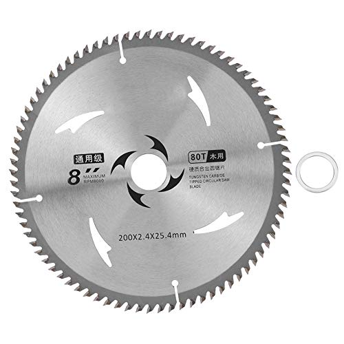 Lame de scie circulaire 20,3 cm bois pour vos projets de menuiserie et découpe de contreplaqué