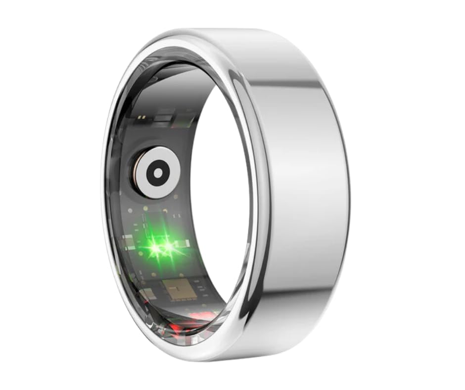 Image of Loop Smart Ring - Health & Fitness Tracker Colors | Water-Resistant (IP68, 5ATM) | Long-Lasting Battery Life (Silver, 11)