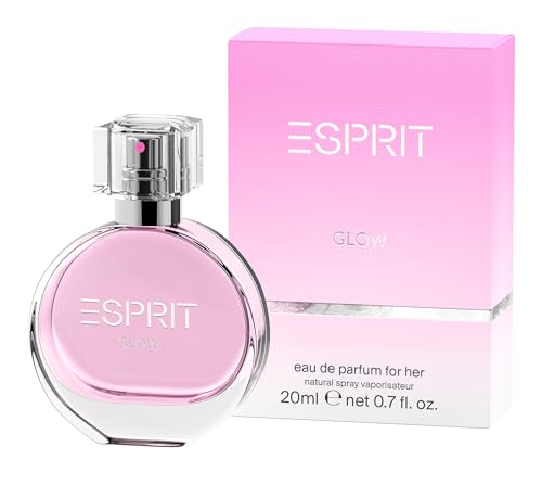 ESPRIT GLOW Parfüm Damen 20ml I Lebendiges Parfüm mit Nuancen aus Grapefruit, Jasmin, Himbeere & Moschus I Fruchtiges Eau de Parfum Damen jeden Alters I feminin, sinnlich, selbstbewusst