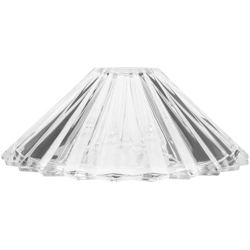 DOITOOL Pantalla de cristal de anchoa lámpara de pie con pantalla de tela Malla plafon dormitorio lampara dormitorio pantallas para lámpara colgante pantallas de lámparas colgantes Vidrio