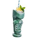 bar@drinkstuff mini fridge Con el estilo de una cabeza Tiki