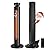 Portable Heater Outdoor Infrared 1500W 8 Heat Levels 8H Timers Carbon Fiber Tube Tip-Over&Overheat Protection IP45 Waterproof Electric Garden Heater, Deep Black