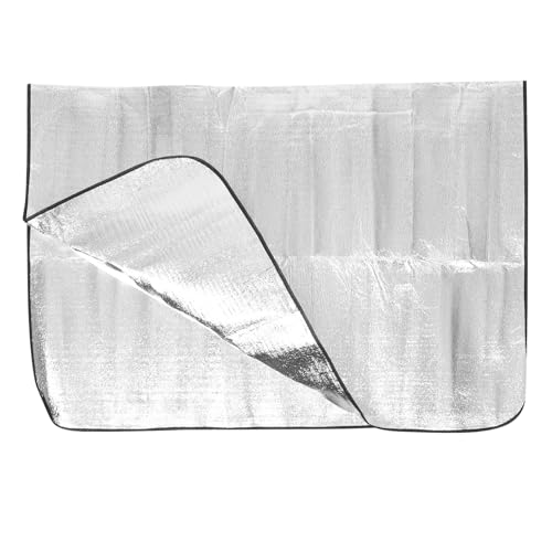 KESYOO Thickened Outdoor Tent Mat 2x1.5m Aluminum Foil Picnic Blanket Portable Camping Groundsheet for Beach Hiking and Travel
