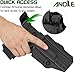 Level Ⅲ Optic Cut Holster for Glock 17 19 19x 44 45 Gen 1-5, Glock 22 23 31 32 Gen1-4, OWB Belt Carry, Right Hand