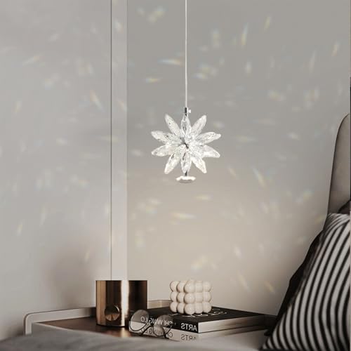 Lámpara LED moderna de cristal con acabados premium y diseño sofisticado 7