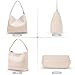 Woven Tote Bag for Women with Purse, Large Fashion Shoulder Hobo Underarm Bags,Woven Purse,Vegan Leather Shoulder Handbags(beige)