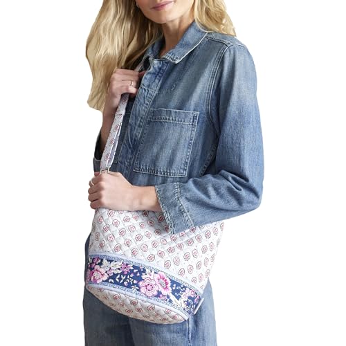 Image of Vera Bradley Women's Cotton Bucket Crossbody Purse