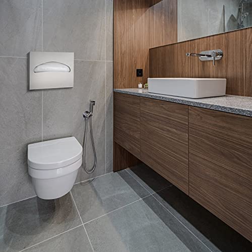 Distributeur de couvercle de WC mural inox brossé Gorlary SUS 304