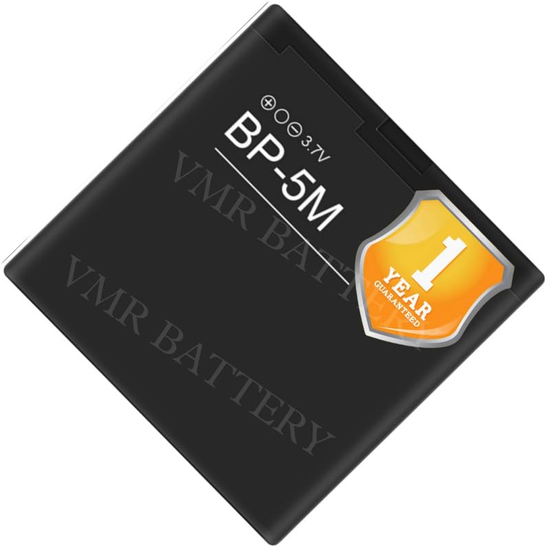 Image of Original BP-5M Battery Compatible for Nokia 5610 XM | Nokia 5700 | Nokia 5700 XM | Nokia 6110 Navigator | Nokia 6220 Classic | Nokia 6500 Slide | Nokia 8600 Luna | Nokia 7390 (900mAh) 1 Year Warranty