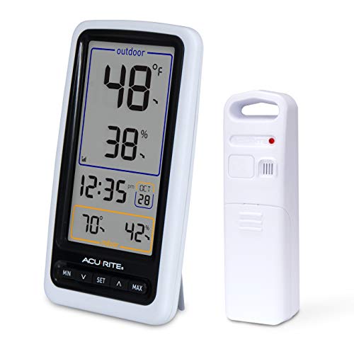 AcuRite 01136M Wireless Thermometer with Indoor/Outdoor Temperature and Humidity, White by AcuRite - Image 3