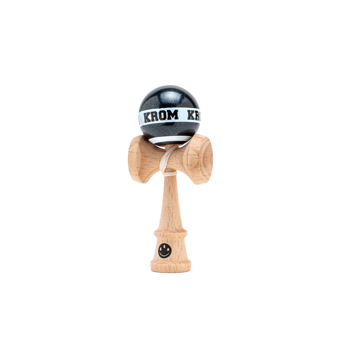 KROM Kendama MIKRO czarna – Mini Kendama z drewna bukowego – w pełni grywalna – format kieszonkowy – dla początkujących i profesjonalistów