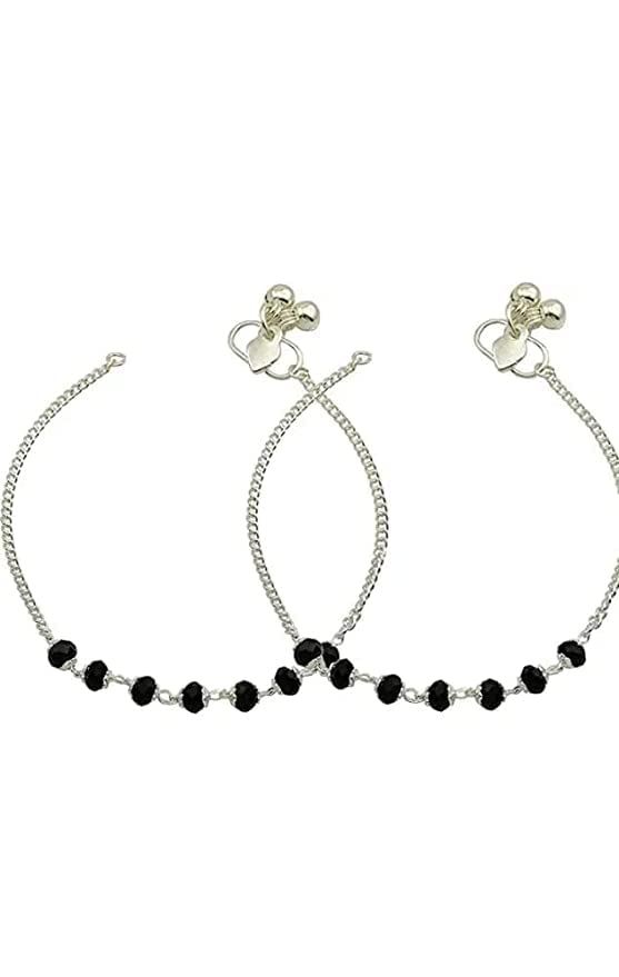 See full amazon price history chart for YOOKO� 1Set Silver Plated Black Crystal Trendy Fashion Pajeb Payal/Anklet for Women and Girls YOOKO� 1Set Silver Plated Black Crystal Trendy Fashion Pajeb Payal/Anklet for Women and Girls (B0BGB49B18) Amazon Price History, Amazon Price Tracker