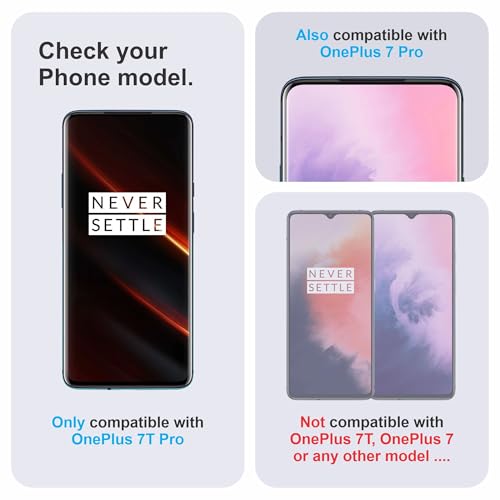 Image of TPU hydrogel Edge to Edge Screen Protector Guard For OnePlus 7 Pro and OnePlus 7T Pro (6.67 Inch) With Installation Kit | Fingerprint Compatible | Edge to Edge Coverage