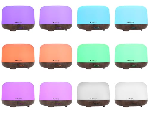 Diffuseur d'arômes 300 ml avec télécommande et humidificateur d'huiles coloré