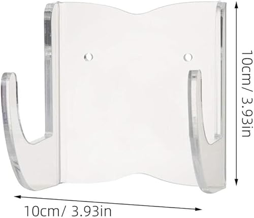 Miniatura 7 de DOITOOL Percha de pared de guitarra acrílica transparente - Estante de montaje en pared para guitarra horizontal