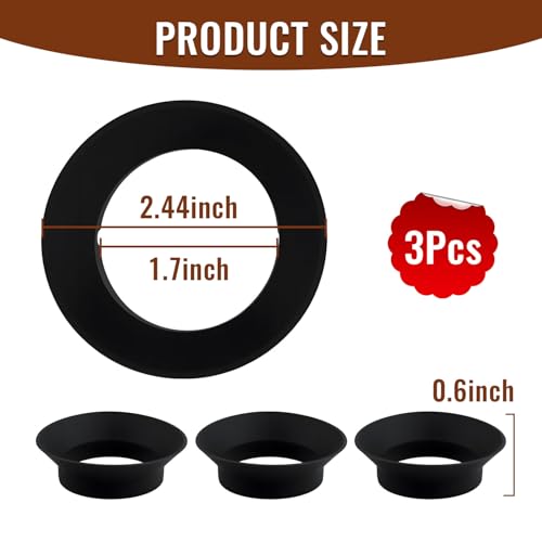 3 piezas de junta de silicona para molienda de café miniatura 2