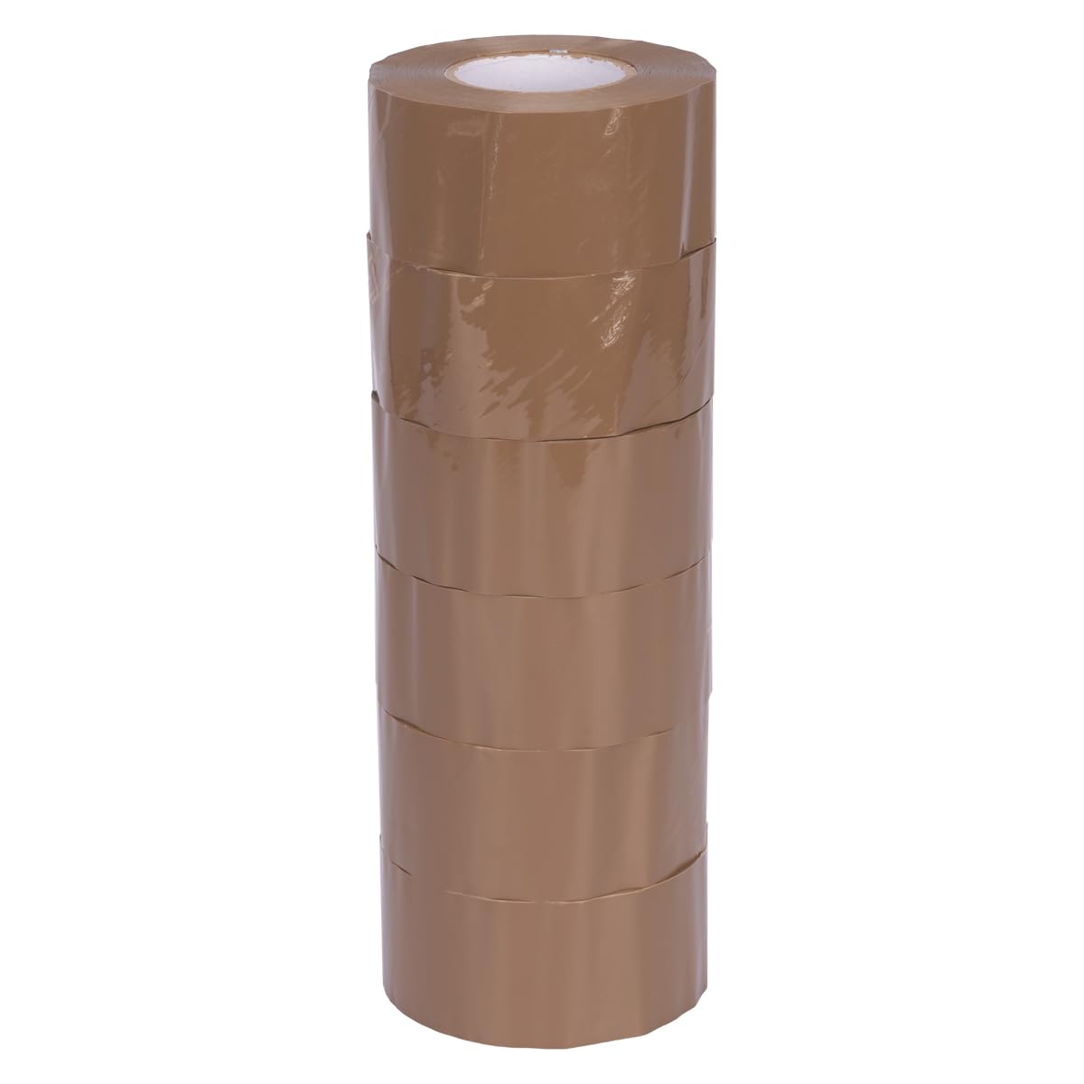 verpacking 6 x taśma klejąca HIGH TACK brązowa głośno odwijana, 48 mm x 150 metrów bieżących taśma pakowa taśma do pakowania z 5 calowymi rdzeniami