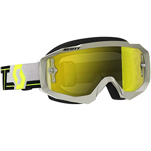Scott Goggle Hustle Mx Grey/Yellow Lente: Yel Chro...