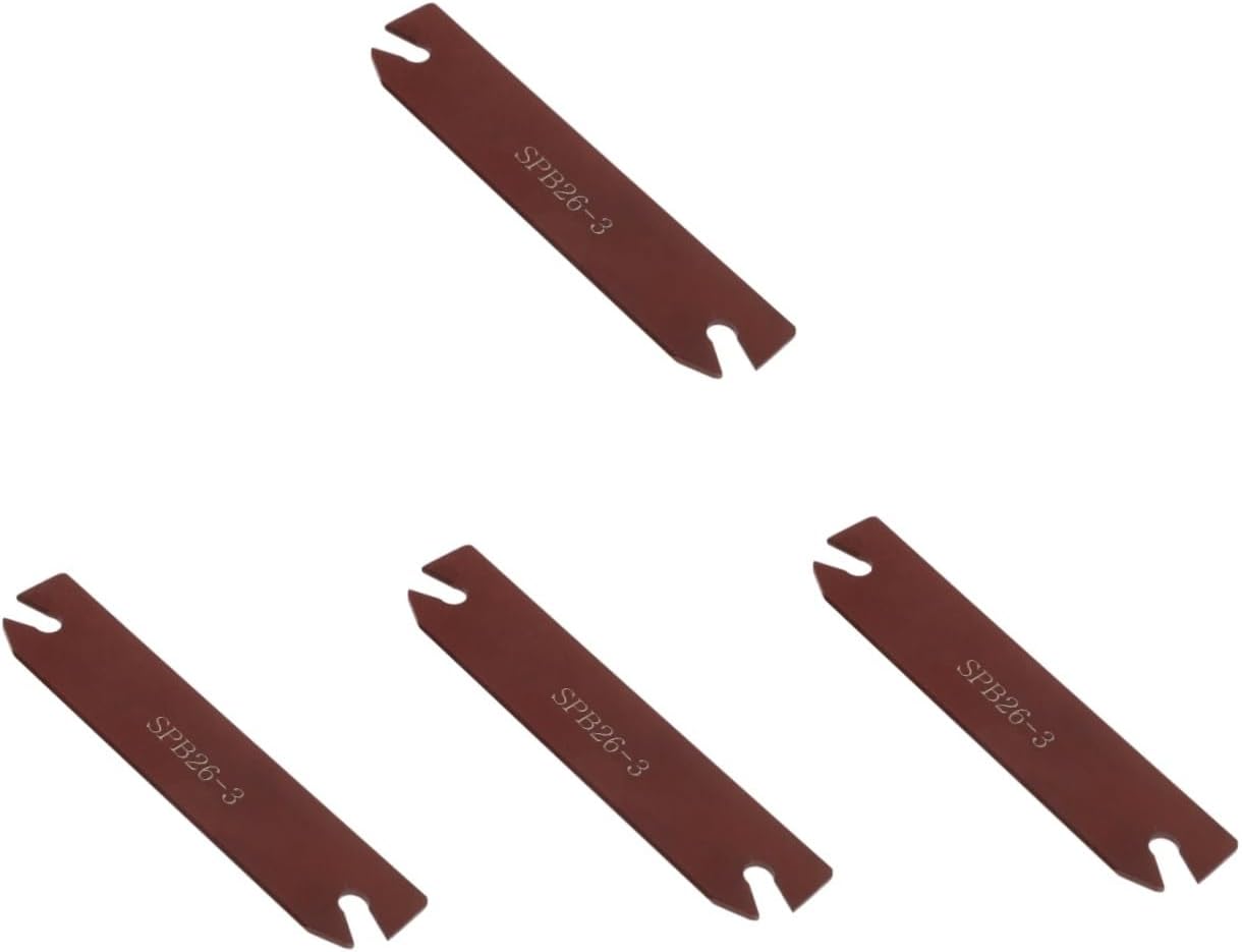 POPETPOP 4pcs Cnc Grooving Tool Holder for Turning Inserts Parting Tool Accessory for Industrial Applications for Efficient Cutting