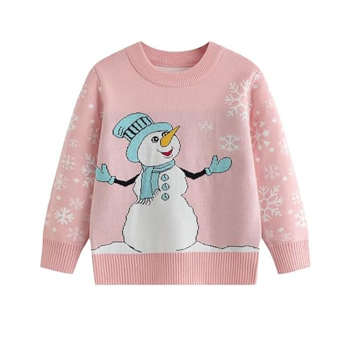 Pull Noel Fille Chaud et Confortable pour l'Hiver des Enfants