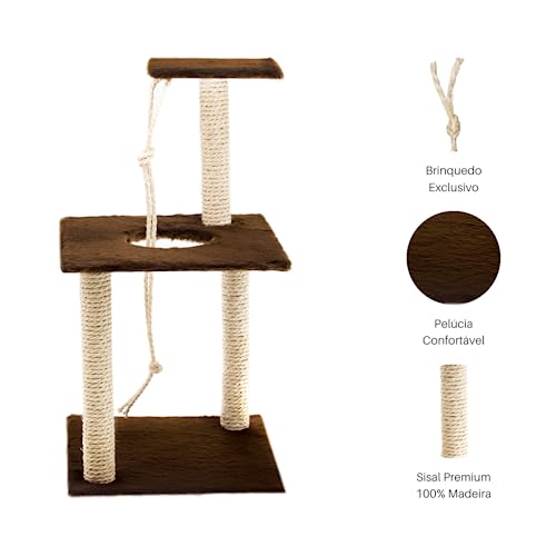 Arranhador Para Gatos 3 Bases Grande