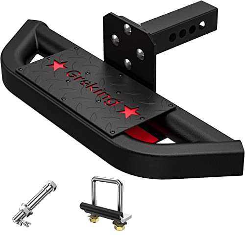 Hitch Step OEDRO Replacement For Truck Vehicles With 2" Hitch Receiver Rear Bumper Guard Protector Upgraded Textured Black Step Bar In Tow Hitch Step - Foto 6