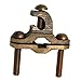 Morris 91653 Copper Ground Clamp, Lay-In Direct Burial - Parallel, 1/2-inch -1-inch Water Pipe Range, 1/2-1-inch Ground Rod Range, 3/8-1-inch Rebar Range, 2-Pack