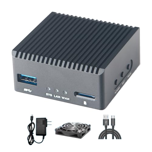 NanoPi R3S LTS �f���A��Gbps �C�[�T�l�b�g�|�[�g ���[�^�[ Rockchip RK3566 �N�A�b�h�R�A A55 SoC �~�j PC �{�[�h �T�|�[�g OpenMediaVault�AOpenWrt (2GB 32GB �v�� �����^���L�b�g