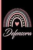 defensores del chaco calle  Defensora Regalos Para Defensora Mujer, Regalos Para Su Cumpleaños O Navidad, Regalar a Trabajadores Profesionales: Cuaderno De Notas (A5, rayado) ... Elegante Y barato Para Mujer Defensora