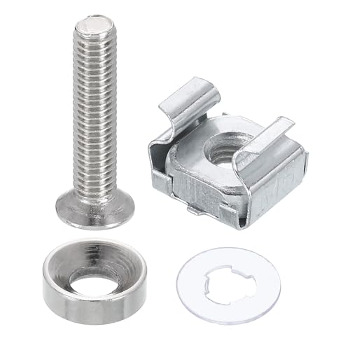 PATIKIL M5 x 25mm ���b �N�}�E���g�P�[�W�i�b�g 50�� �J�[�{���X�`�[�����b �N�l�W �����l�p�X�i�b�v�C���P�[�W�i�b�g �T�[�o�[�L���r�l�b�g �I ���[�^�[ �I�[�f�B�I�R���\�[���p �V���o�[