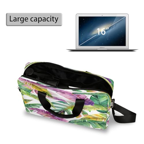 Bolsa para portátil 16 pulgadas tropical hojas acuarela miniatura 4
