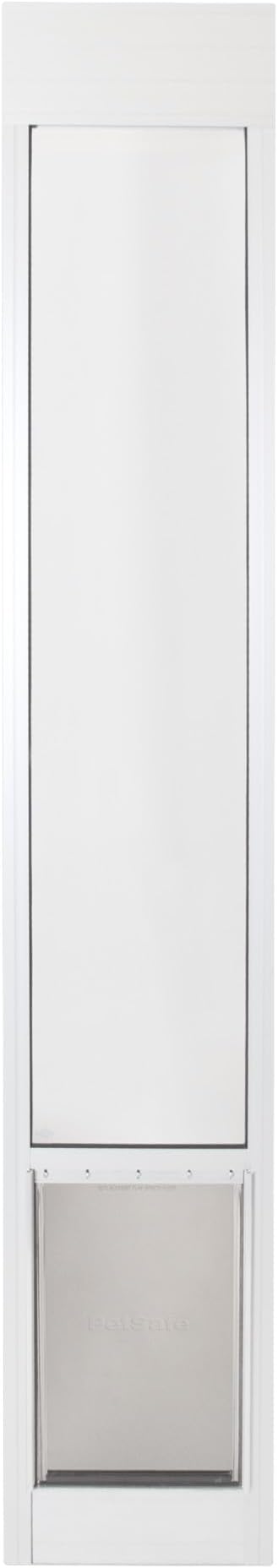 PetSafe Sliding Glass Pet Door, 1 Piece, Medium Dogs to 40 lbs, White