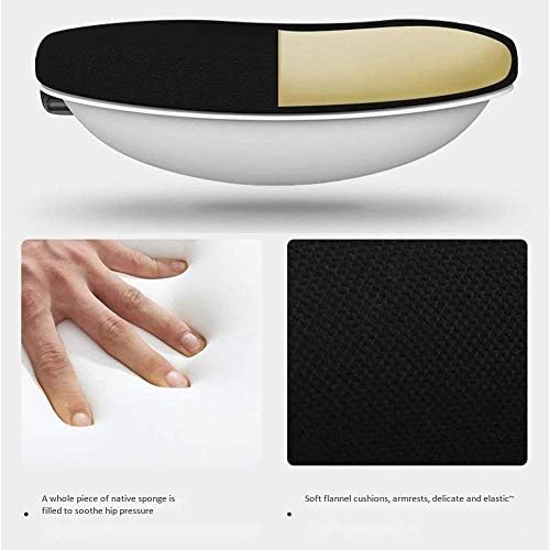 Miniatura 3 de Silla de computadora para el hogar para trabajar en una silla de oficina, silla de miembro del personal, silla de red elevadora giratoria para