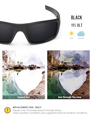 Image of BLAZERBUCK Anti-salt Polarized Replacement Lenses for Oakley Crankshaft OO9239 Sunglass