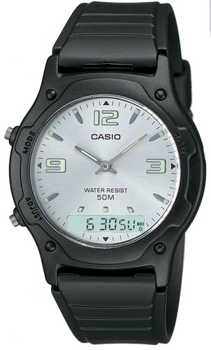 Preisvergleich Produktbild Casio Collection Herren-Armbanduhr Analog / Digital Quarz AW-49HE-7AVEF